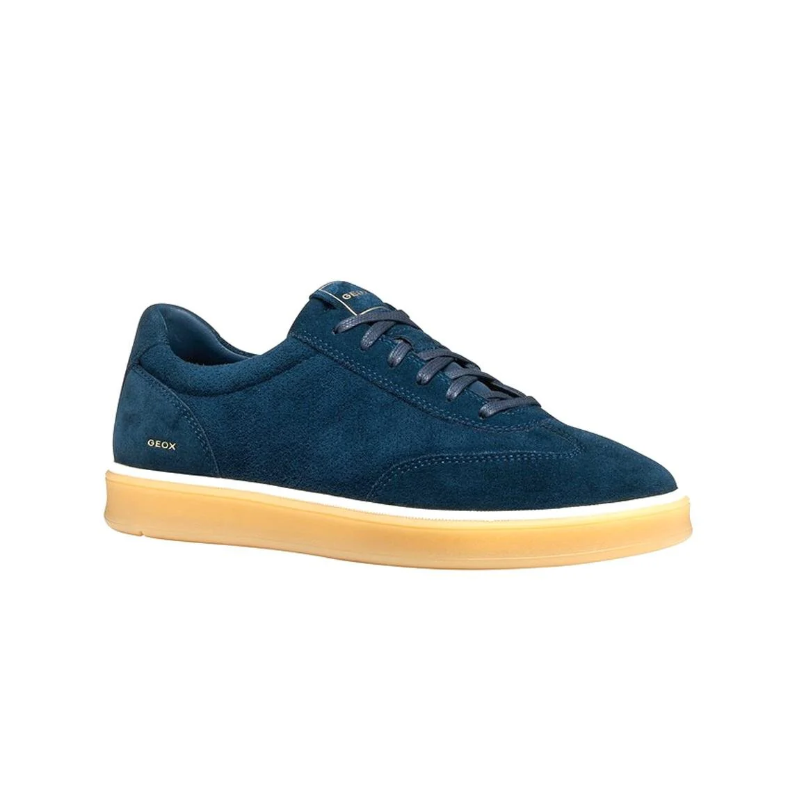 Geox Sneakers Bassa Uomo in Camoscio Blu - immagine 6