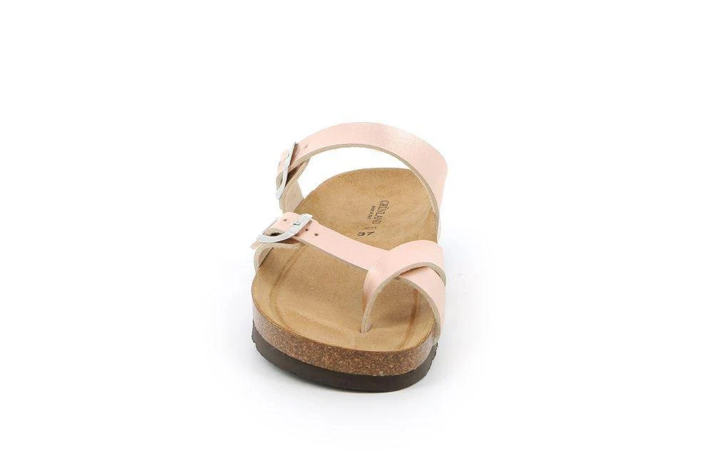 Grunland Sandali Infradito Donna Plantare Sughero Doppia Fibbia Rame - immagine 5