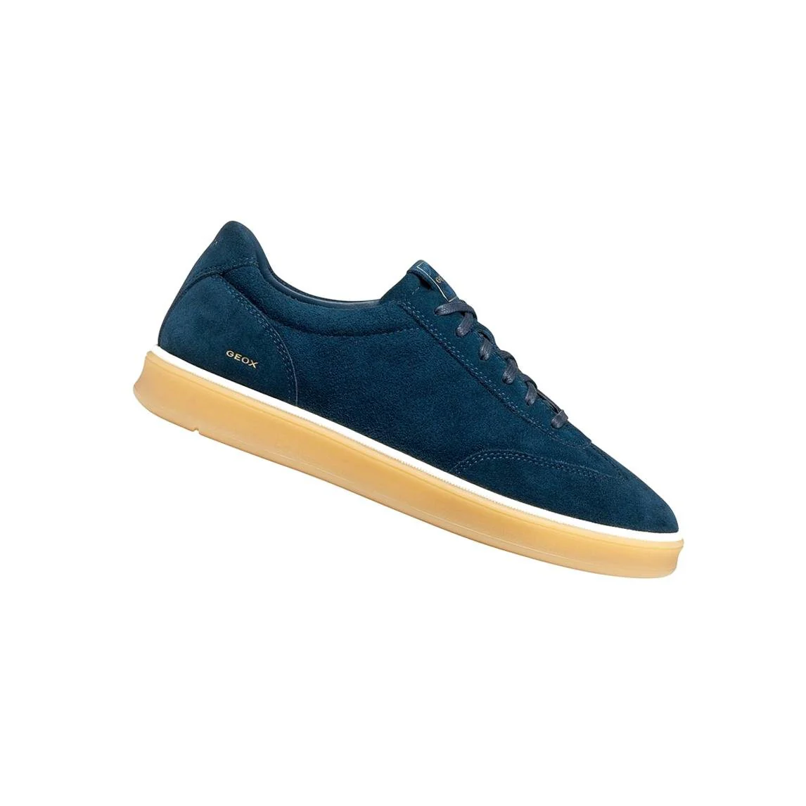 Geox Sneakers Bassa Uomo in Camoscio Blu - immagine 3