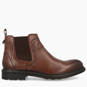 Stivaletto Chelsea Uomo Pelle Marrone