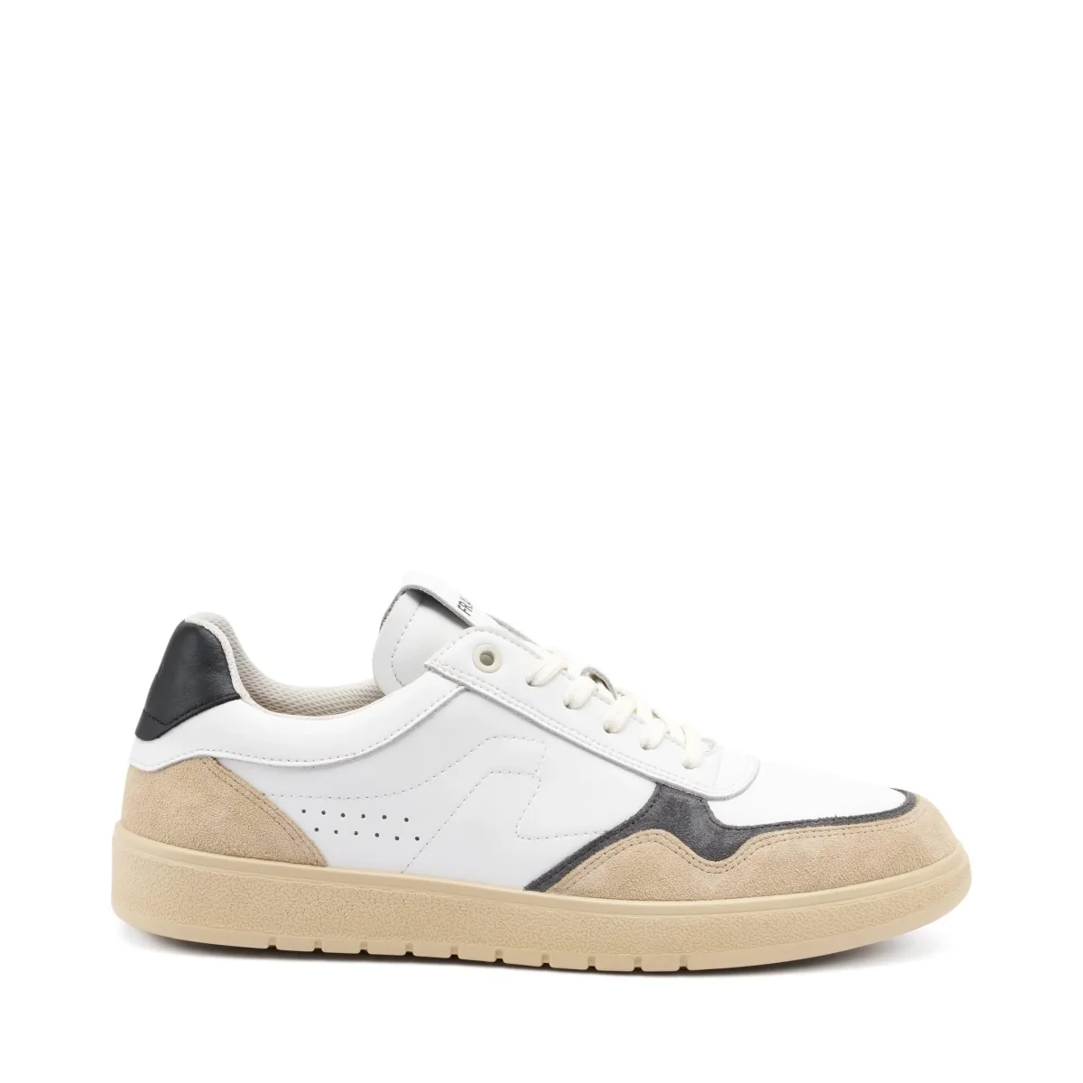 Frau Sneakers Uomo Bassa in Pelle Bianca Siberia - immagine 2