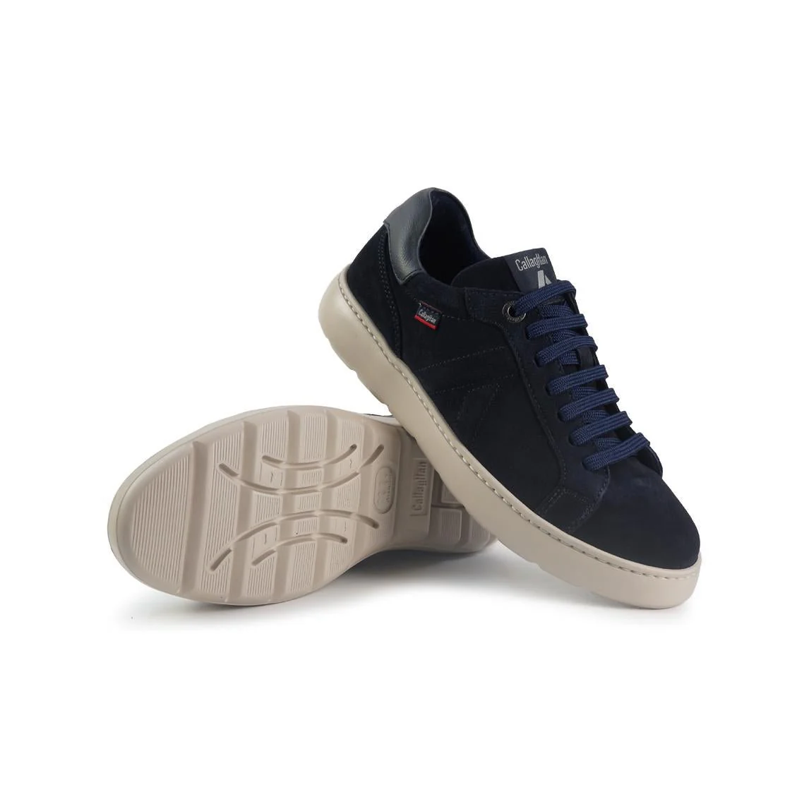 Callaghan Sneakers Uomo Bassa in Camoscio Blu - immagine 3