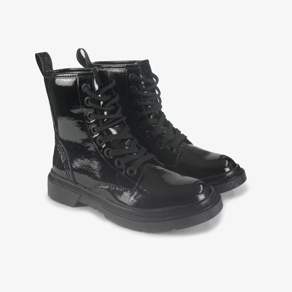 Anfibi Donna Vernice Nero - immagine 5