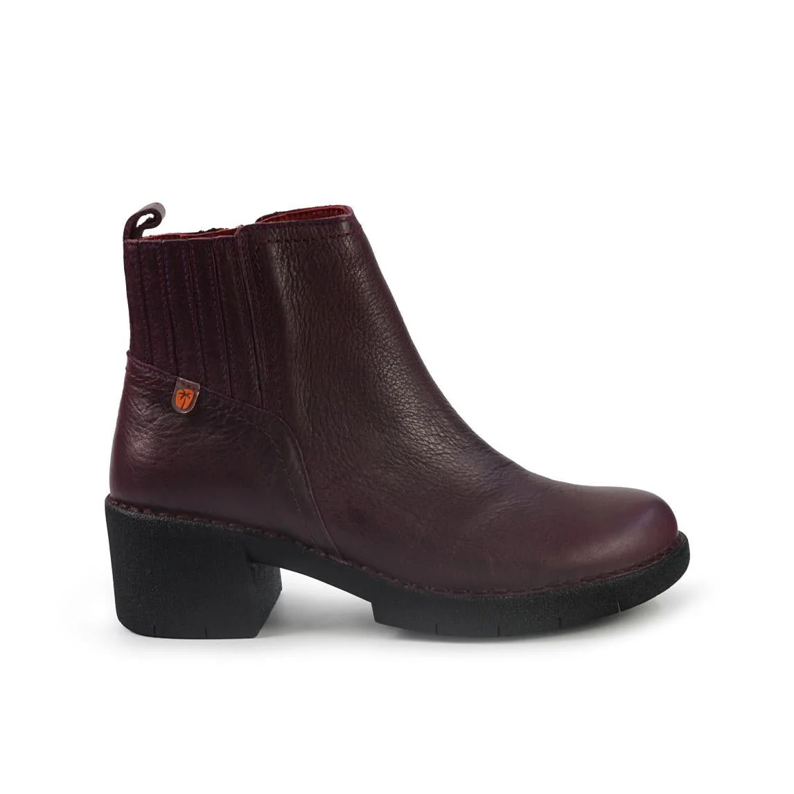 Jungla Stivaletti Donna con Tacco in Pelle Viola