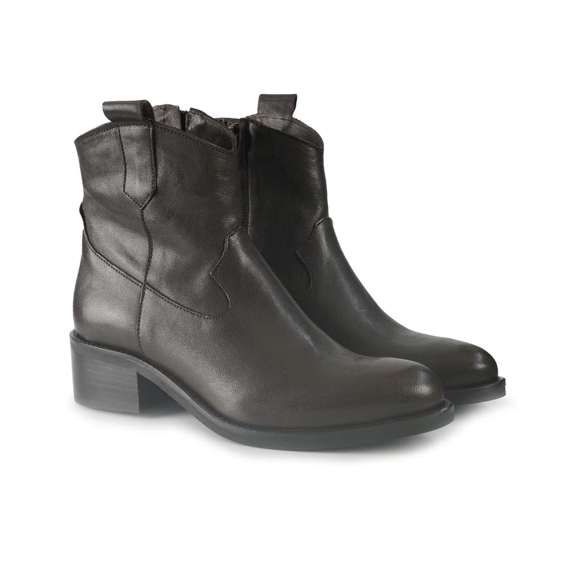 Stivaletto in Pelle Moro - immagine 2