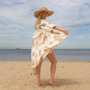 Kimono Caftano in Cotone