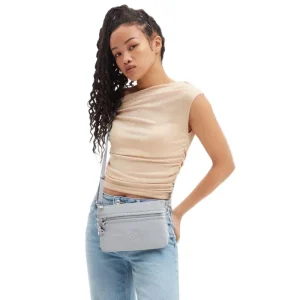 Borsetta Donna Tracolla Metallic Argento