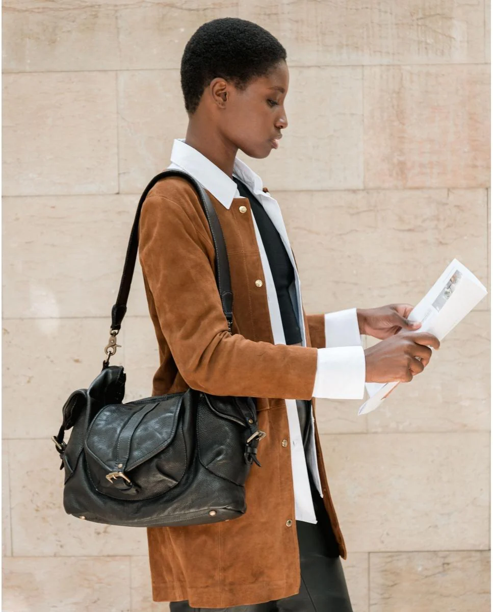 Biba Borsa Donna con Tracolla in Pelle Nera - immagine 3