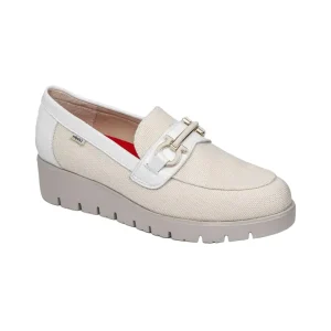 Mocassini Donna Vernice Avorio