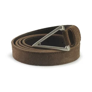 Spatarella Cintura Donna in Camoscio Moro