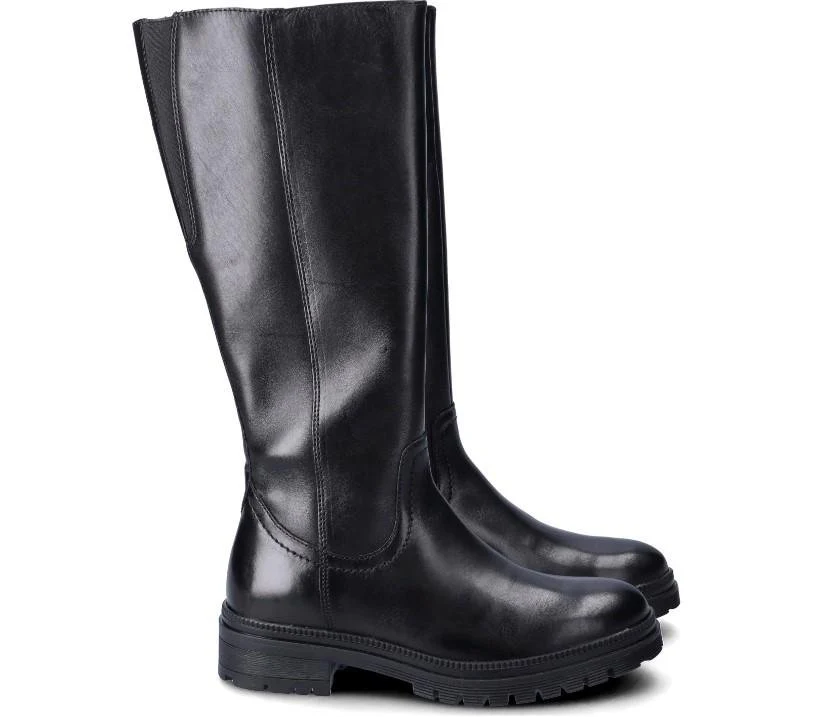 Stivali Donna in Pelle Nera