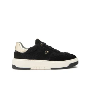 Nero Giardini Sneakers Donna in Teddi e Camoscio Nero