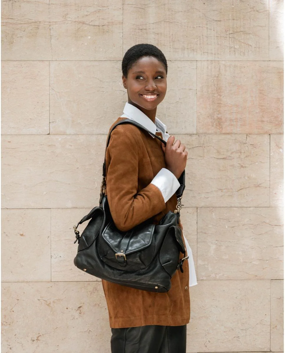 Biba Borsa Donna con Tracolla in Pelle Nera - immagine 4