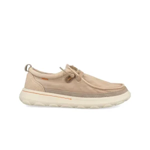 Jeep Scarpe Slip On Uomo in Tessuto Sabbia