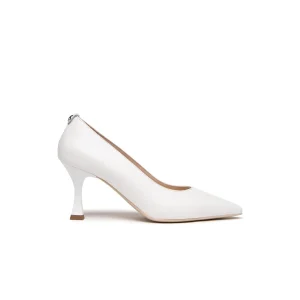 Nero Giardini Decollete Sposa in Pelle Bianco