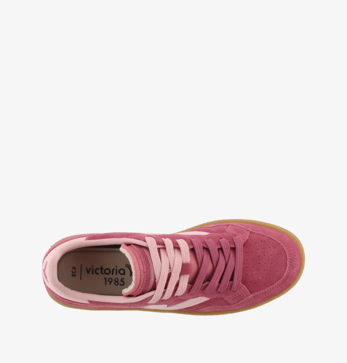 Victoria Sneakers Bassa Donna in Pelle Fucsia - immagine 5