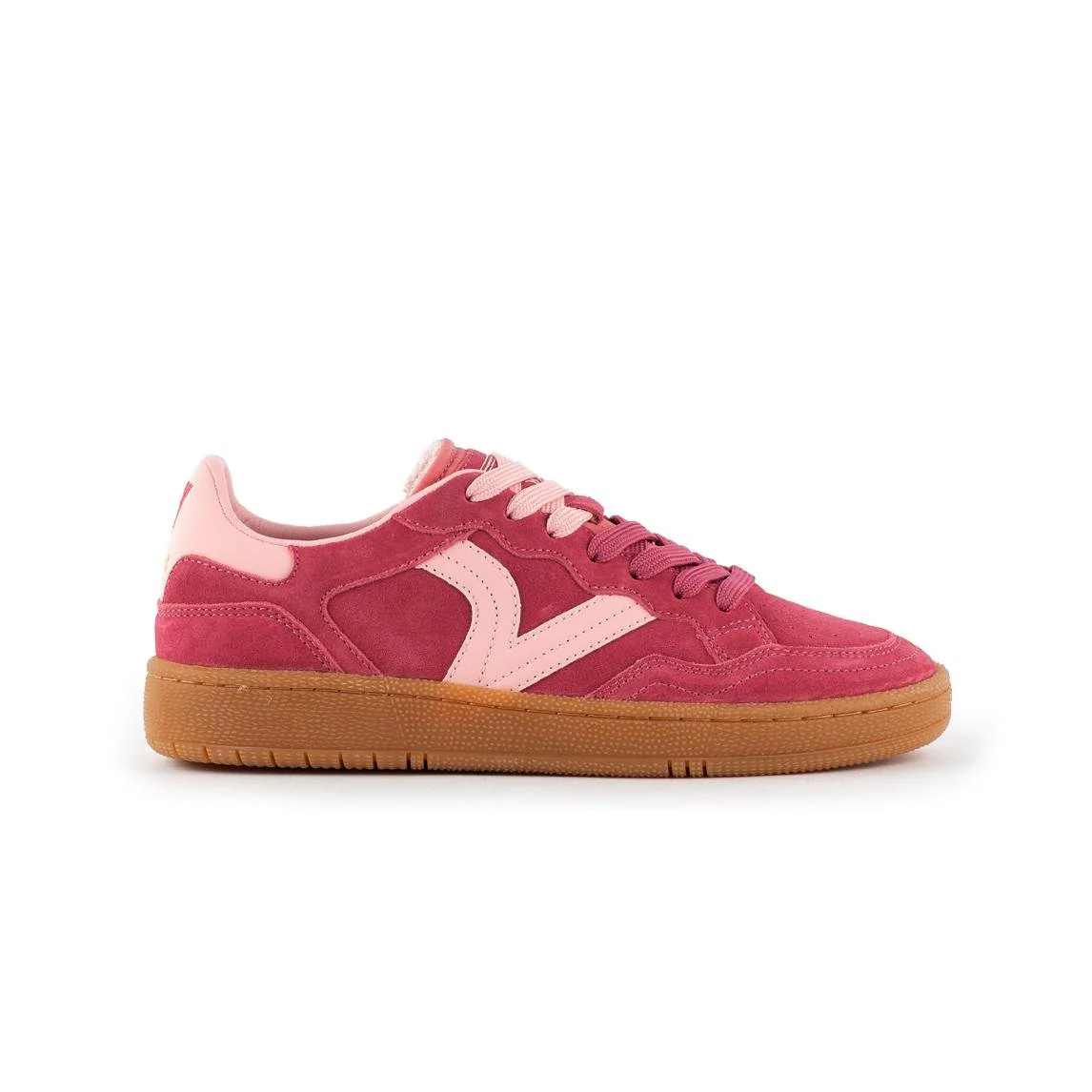Victoria Sneakers Bassa Donna in Pelle Fucsia - immagine 2