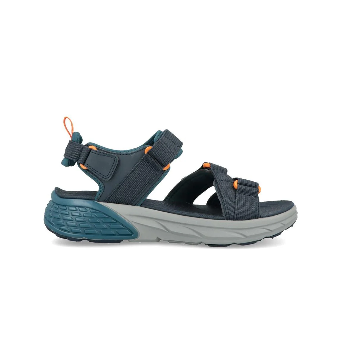 Jeep Sandali Uomo con Doppio Velcro in Tessuto Blu - immagine 7