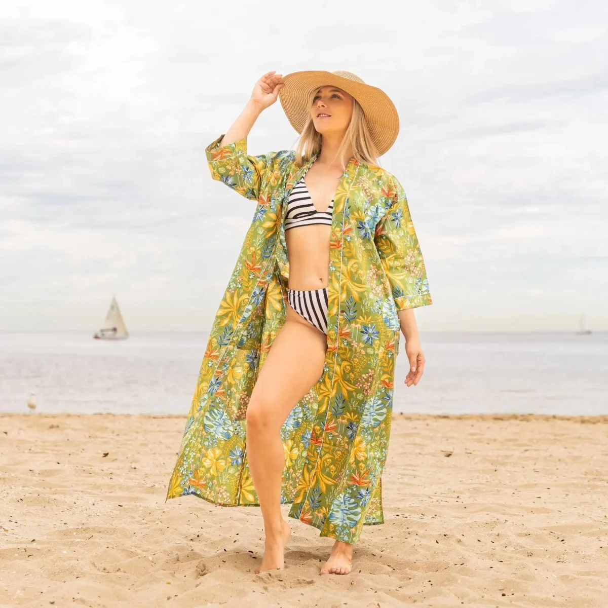 Kimono Caftano in Cotone - immagine 5