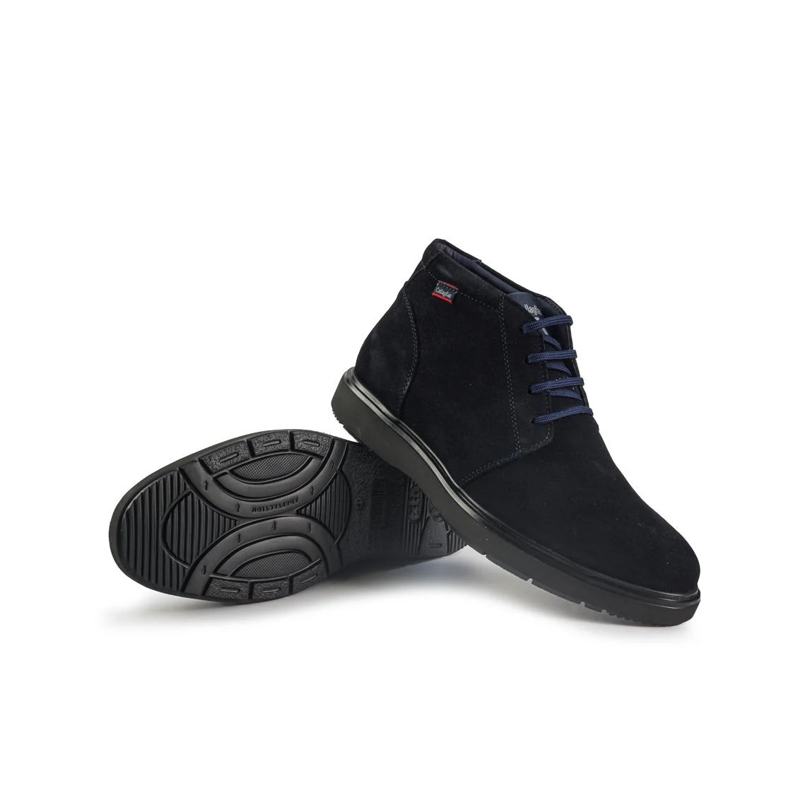 Callaghan Stivaletti Polacchine Uomo in Camoscio Blu - immagine 3