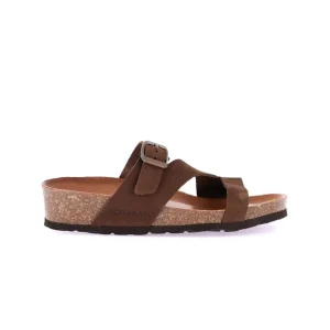 Grunland Sandali Plantare Sughero con Zeppa Testa di Moro