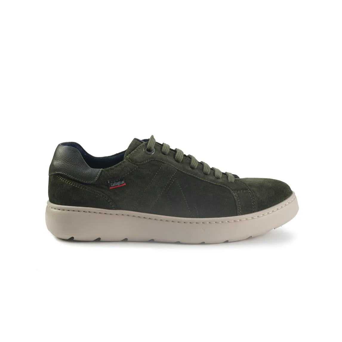 Callaghan Sneakers Uomo Bassa in Camoscio Kaki