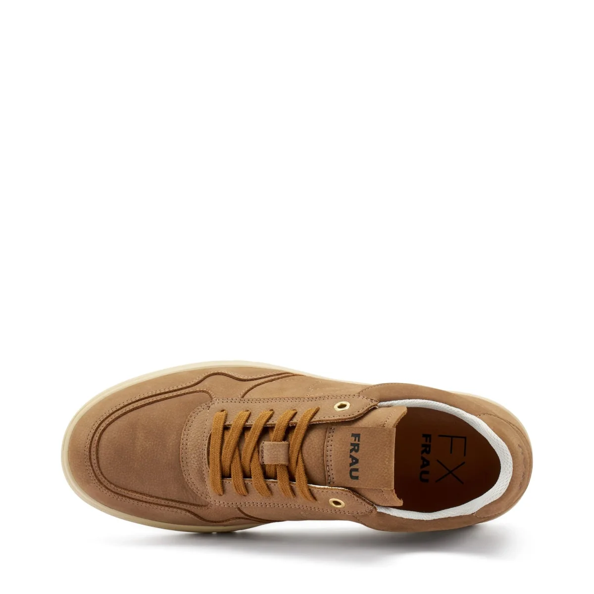 Frau Sneakers Uomo Bassa in Camoscio Sabbia - immagine 4