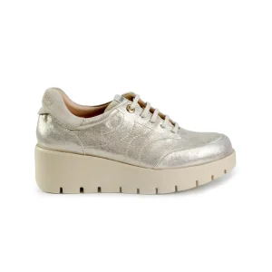 Callaghan Sneakers Donna in Pelle Laminata Platino