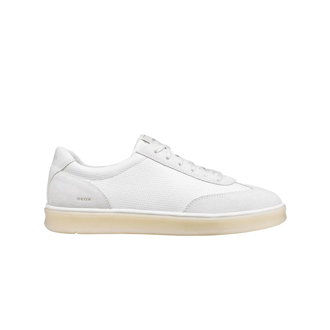 Geox Sneakers Bassa Uomo in Pelle Bianco - immagine 2