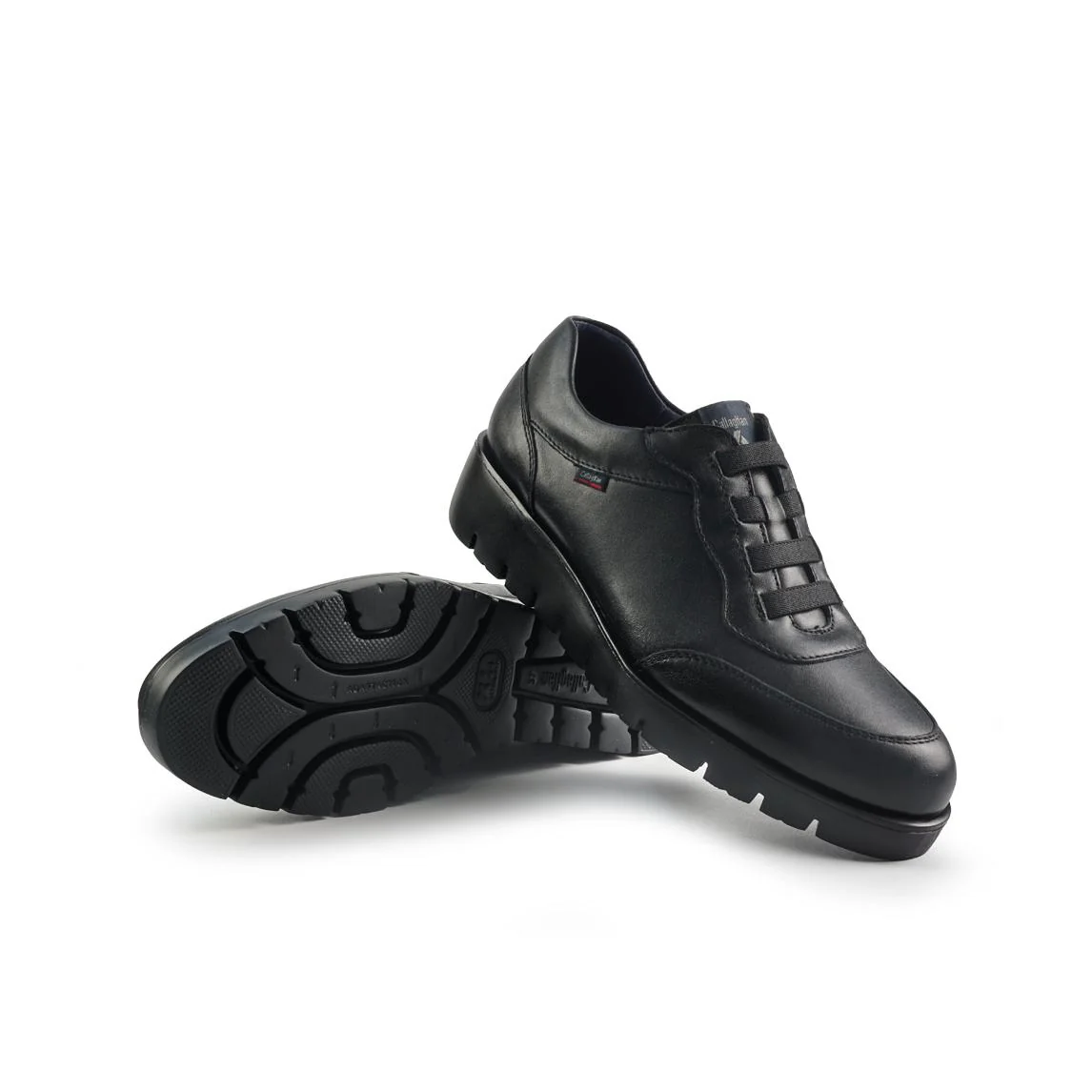 Callaghan Mocassini Slip On Donna con Zeppa in Pelle Nero - immagine 3