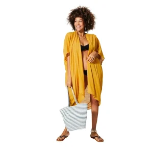 Kimono Estivo Lungo Giallo