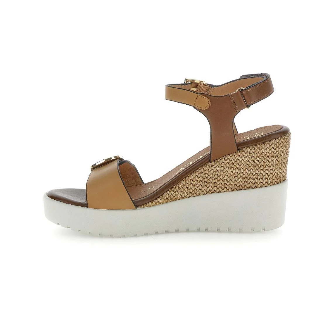 Stonefly Sandali Donna con Zeppa in Pelle Multi Marrone - immagine 6