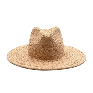 Cappello Fedora Unisex in Rafia Naturale