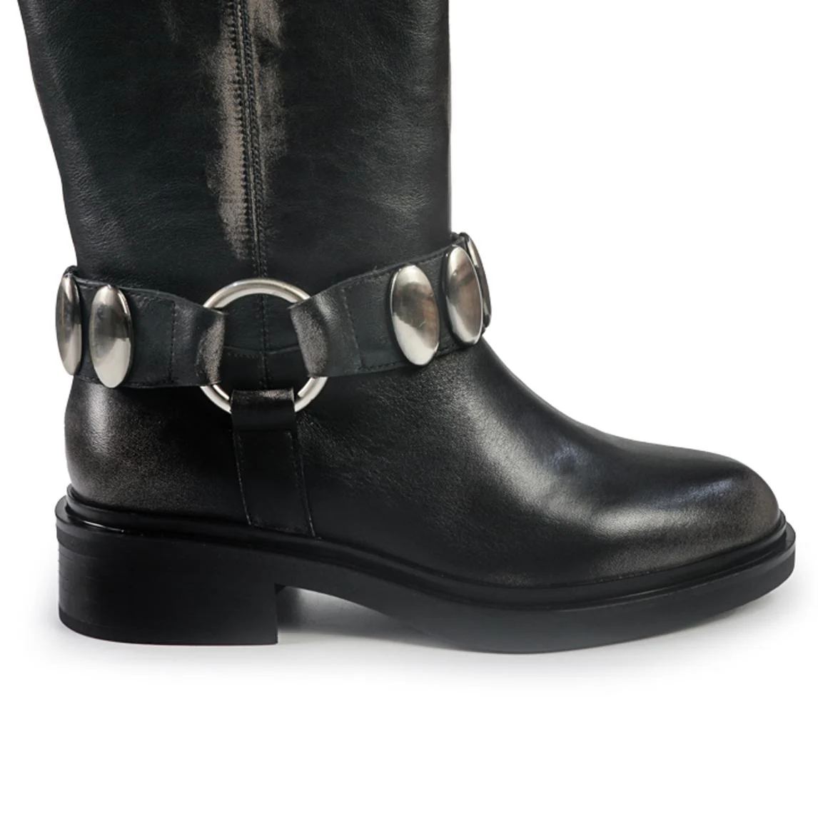 Bruno Premi Stivali Biker Donna in pelle Nero OL ALIA - immagine 5