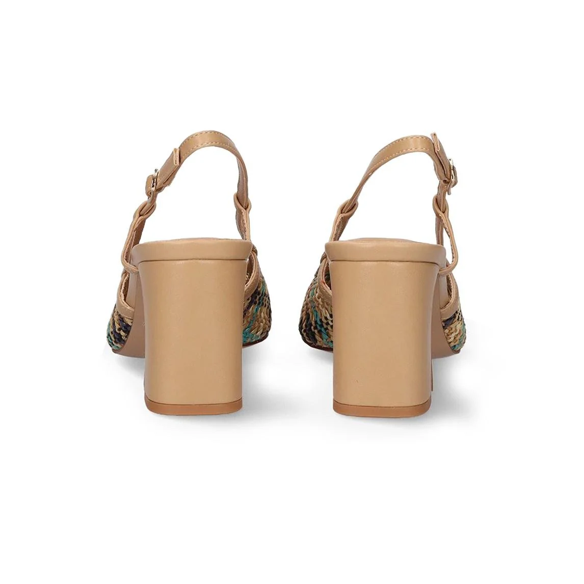 Exe Chanel Sling Back Donna Intrecciato Multi Beige - immagine 5