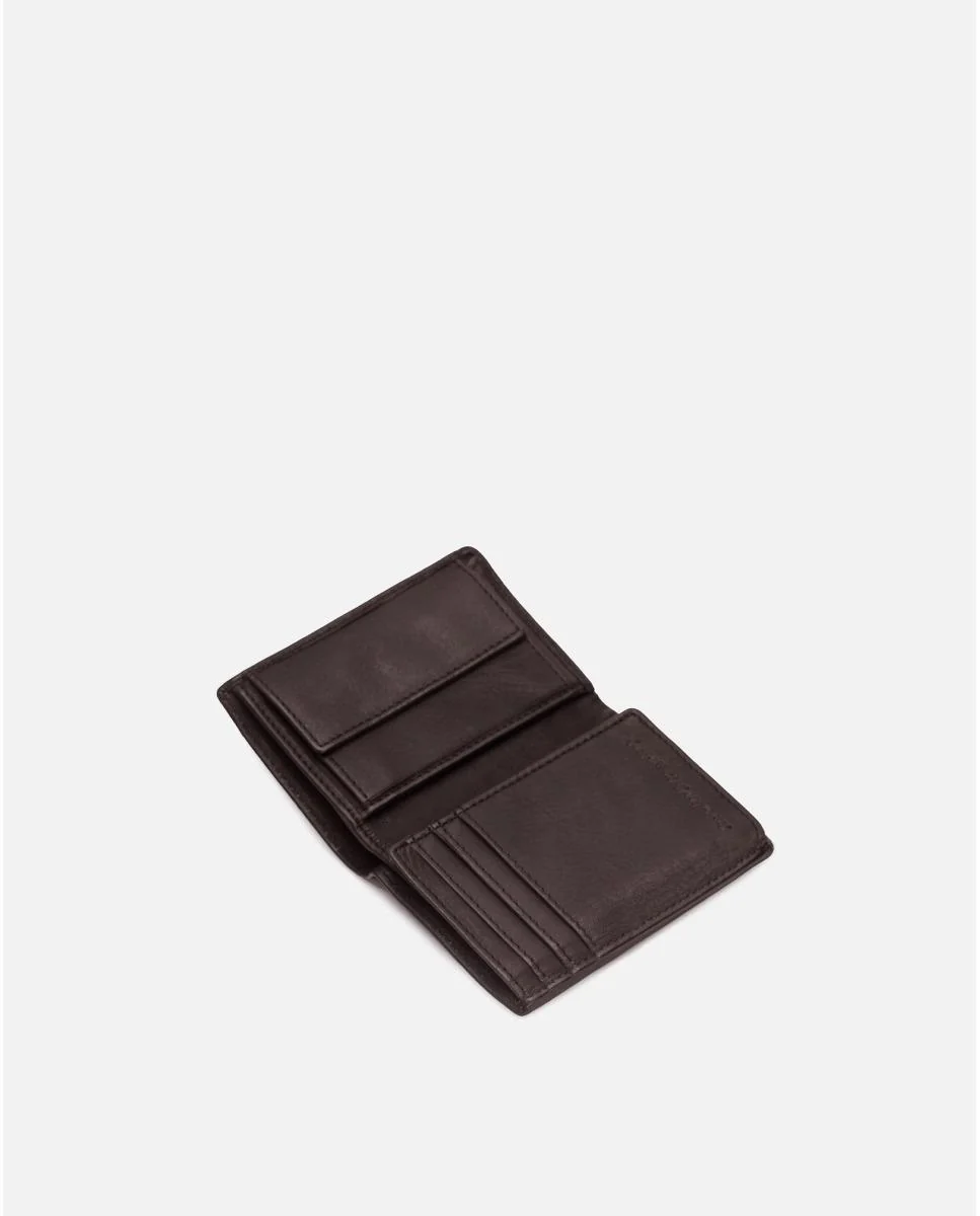 Biba Portafoglio in Pelle Marrone con Portamonete - immagine 3