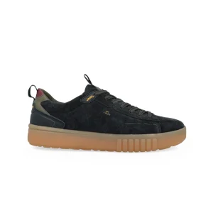 Jeep Sneakers Uomo Bassa in Camoscio Blu Navy