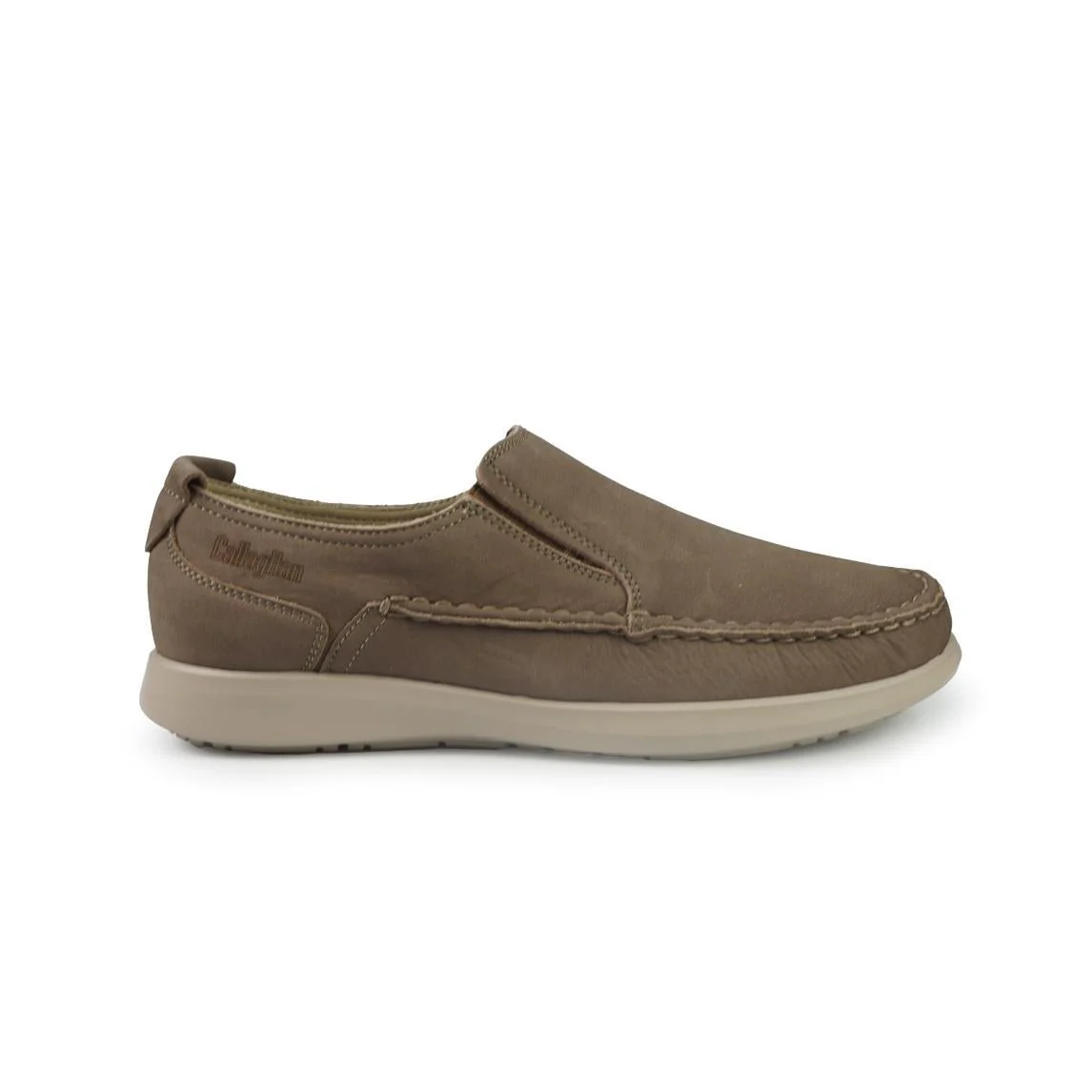 Callaghan Mocassini Uomo Slipon in Pelle Taupe - immagine 2