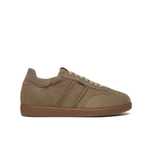 Nero Giardini Sneakers Bassa Uomo in Camoscio Fango