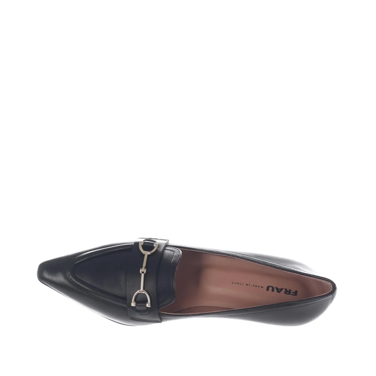 Decollete Pelle Nera Tacco Rocchetto - immagine 4