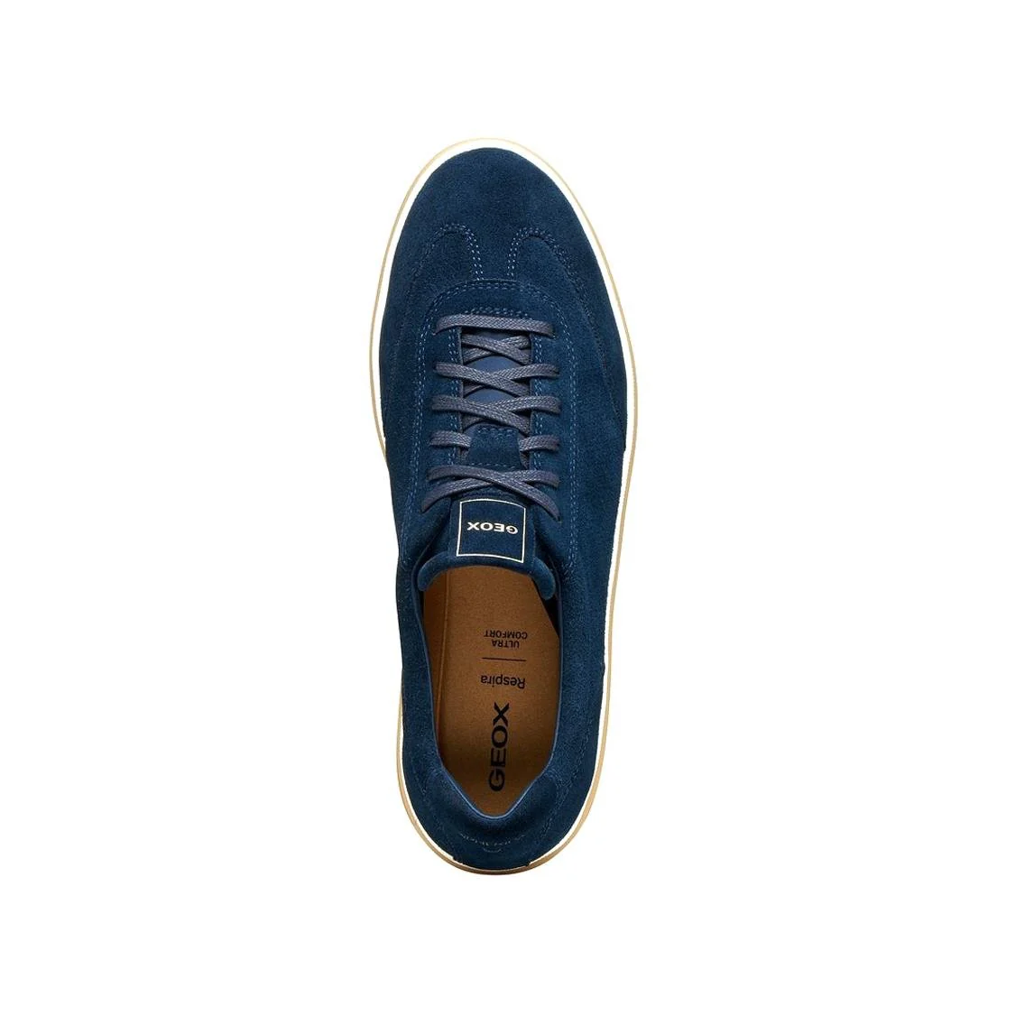 Geox Sneakers Bassa Uomo in Camoscio Blu - immagine 4