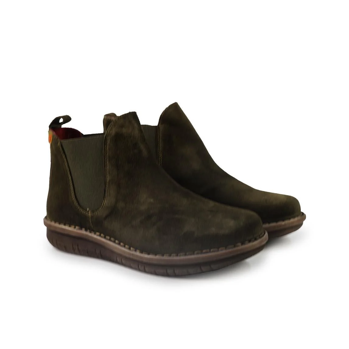 Jungla Stivaletti Chelsea Donna in Pelle Muschio - immagine 3