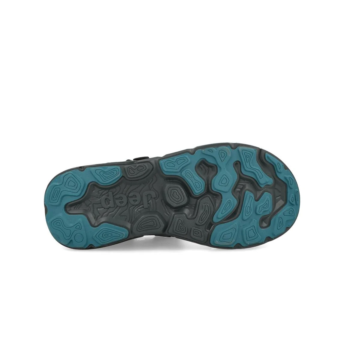 Jeep Sandali Uomo con Doppio Velcro in Tessuto Nero - immagine 5