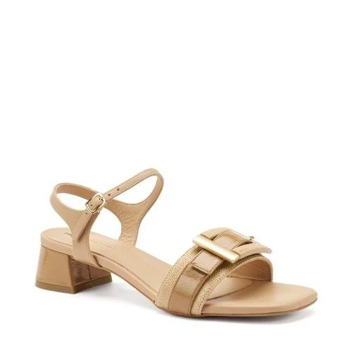 Frau Sandali Donna Tacco Medio in Pelle Biscotto - immagine 4