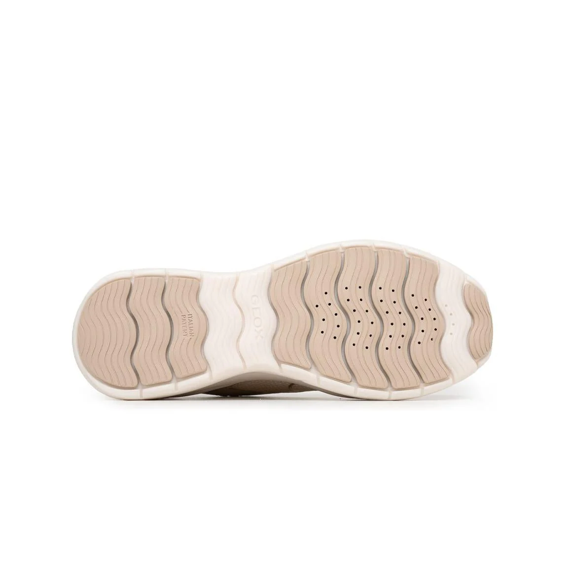 Geox Sneakers Donna Xtors con Zeppa in Tessuto Beige - immagine 5