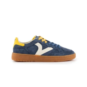 Victoria Sneakers Bassa Uomo in Pelle Blu Multi