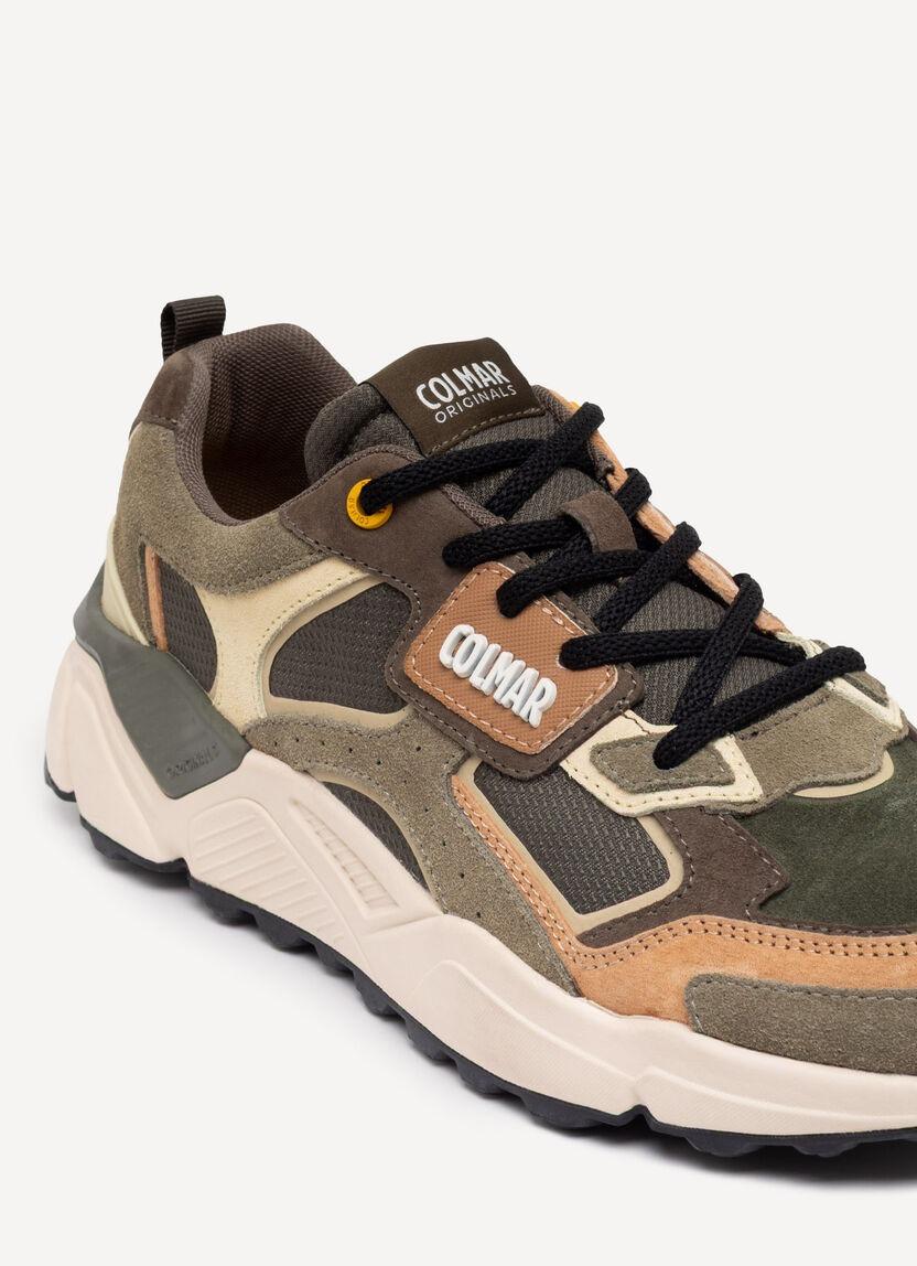 Sneakers Colmar Uomo in Pelle Military Multicolor - immagine 4