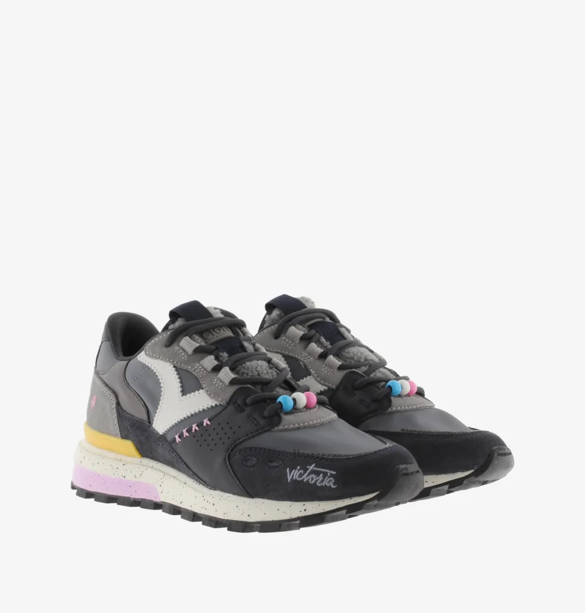 Sneakers Donna Camoscio Antracite - immagine 3