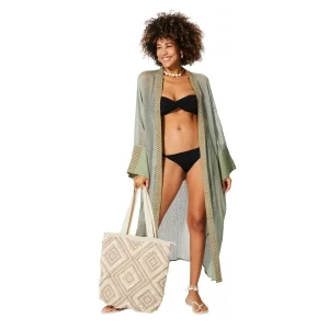 Kimono Estivo Lungo Verde