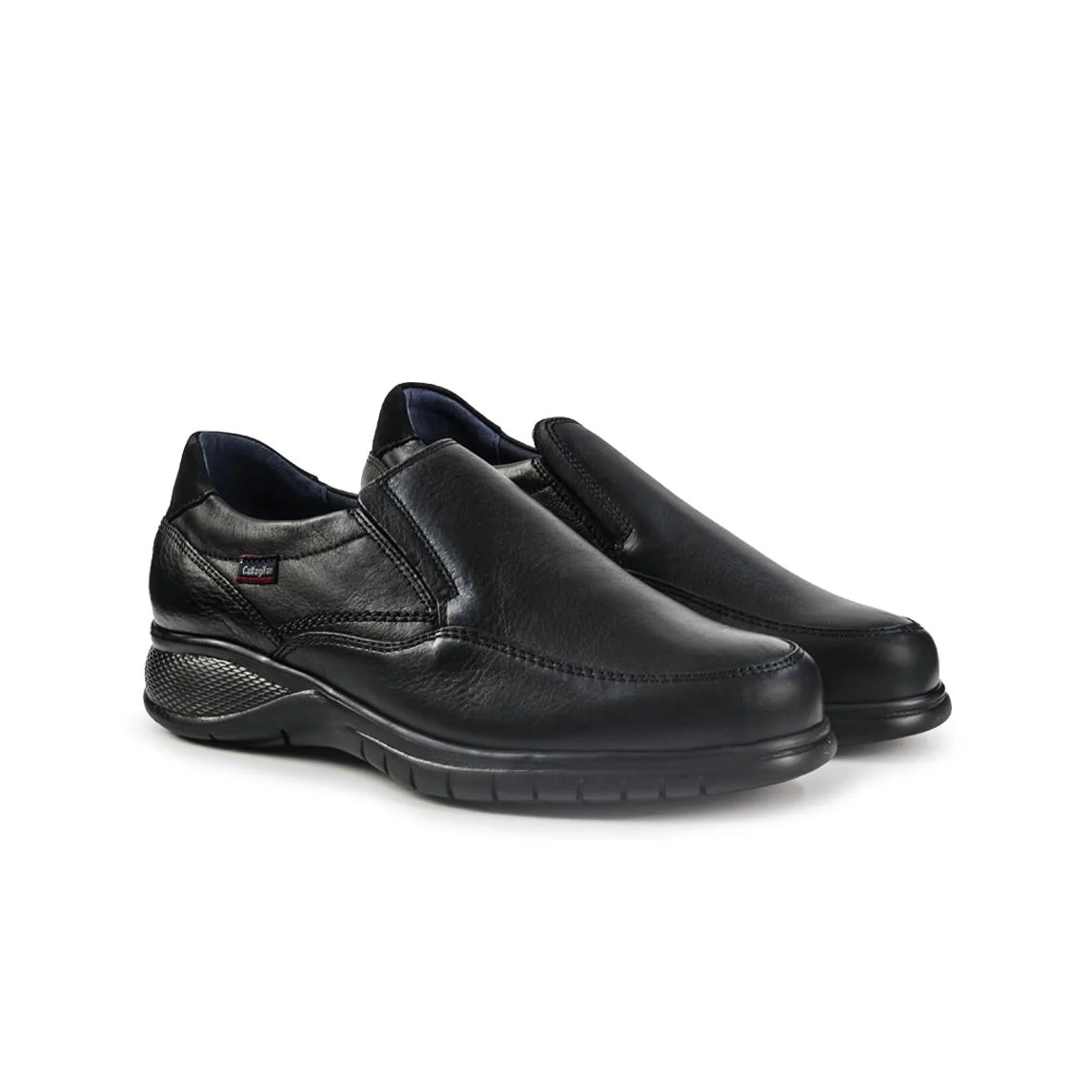 Callaghan Mocassini Slip On Uomo Confort in Pelle Nero - immagine 4